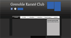 Desktop Screenshot of grenoblekarateclub.com